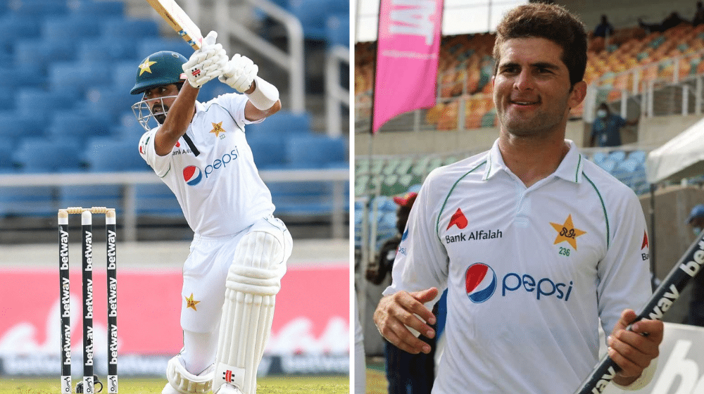 Shaheen and Babar Move Up in Top 10 Test Player Rankings