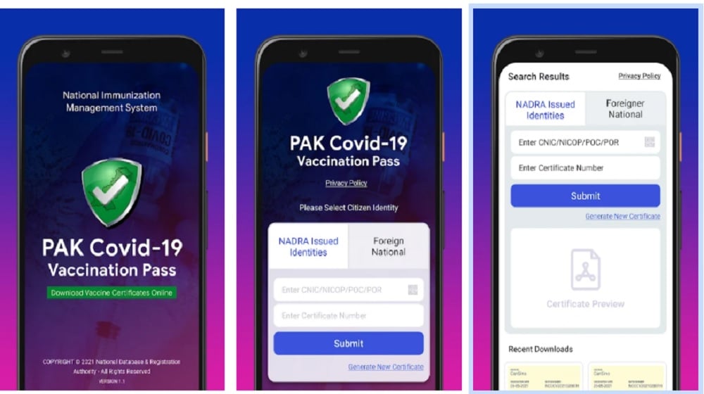Pakistan Launches App to Detect Fake Vaccination Certificates