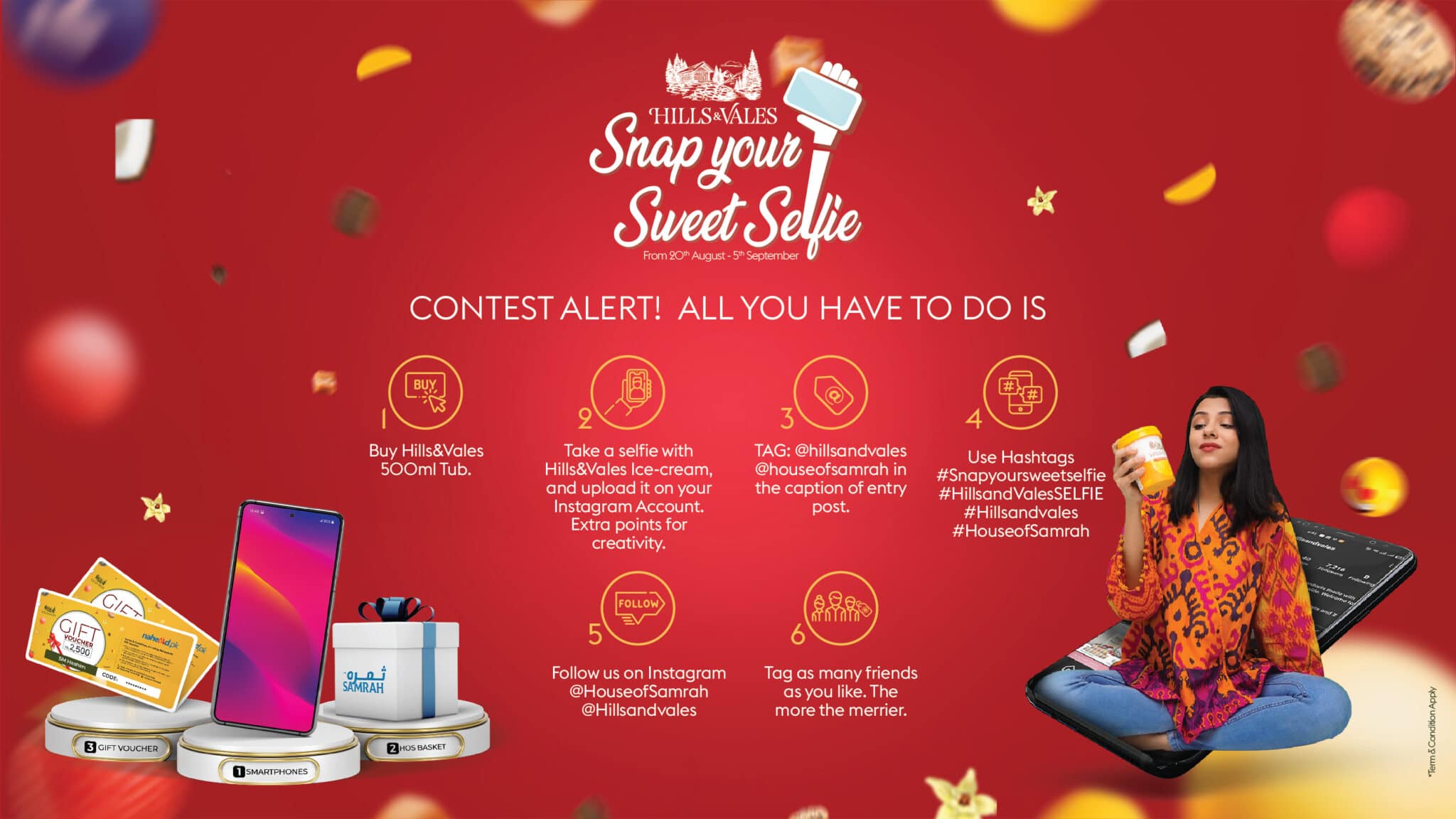 Hills and Vales Initiates a Selfie Battle with an Exciting New Challenge