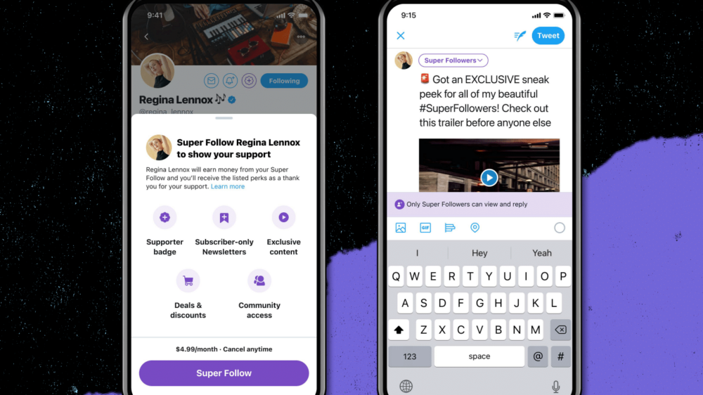 Twitter Launches Super Follows for Exclusive Subscribers
