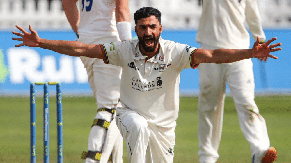 Zafar Gohar Bags Second Consecutive 5-Wicket Haul in County Championship