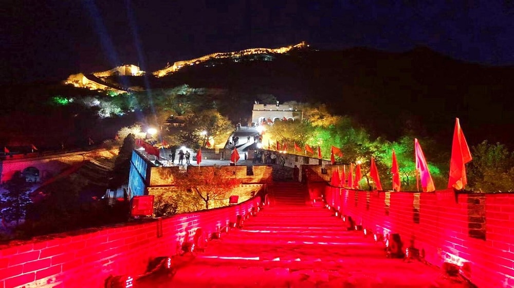 Pakistan-China Celebrate 70 Years of Friendship With Light Show at Great Wall of China