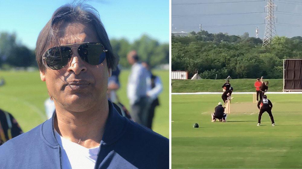 Shoaib Akhtar Returns to Bowling After a Long Time [Video]