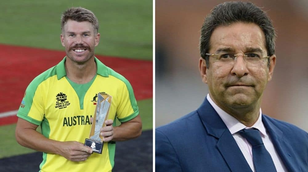 Wasim Akram Believes David Warner Was Rightly Picked as Player of the Tournament