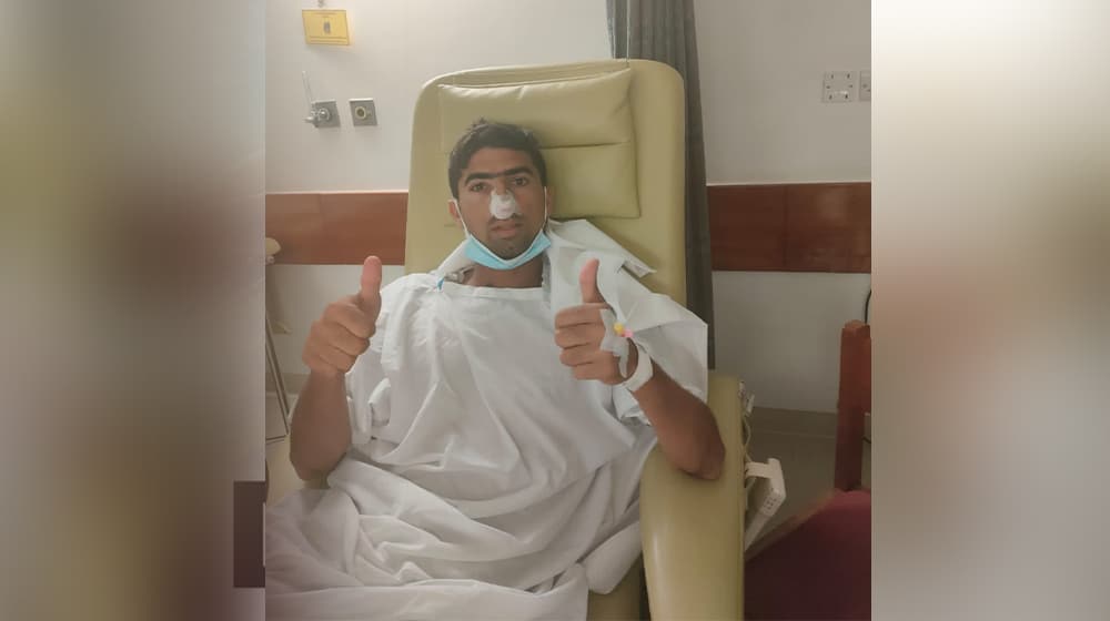 Shahnawaz Dahani Undergoes Surgery to Remove a Stone From His Nose