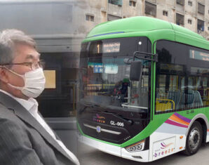 Japanese Consul General | Green Line Bus Service " Karachi