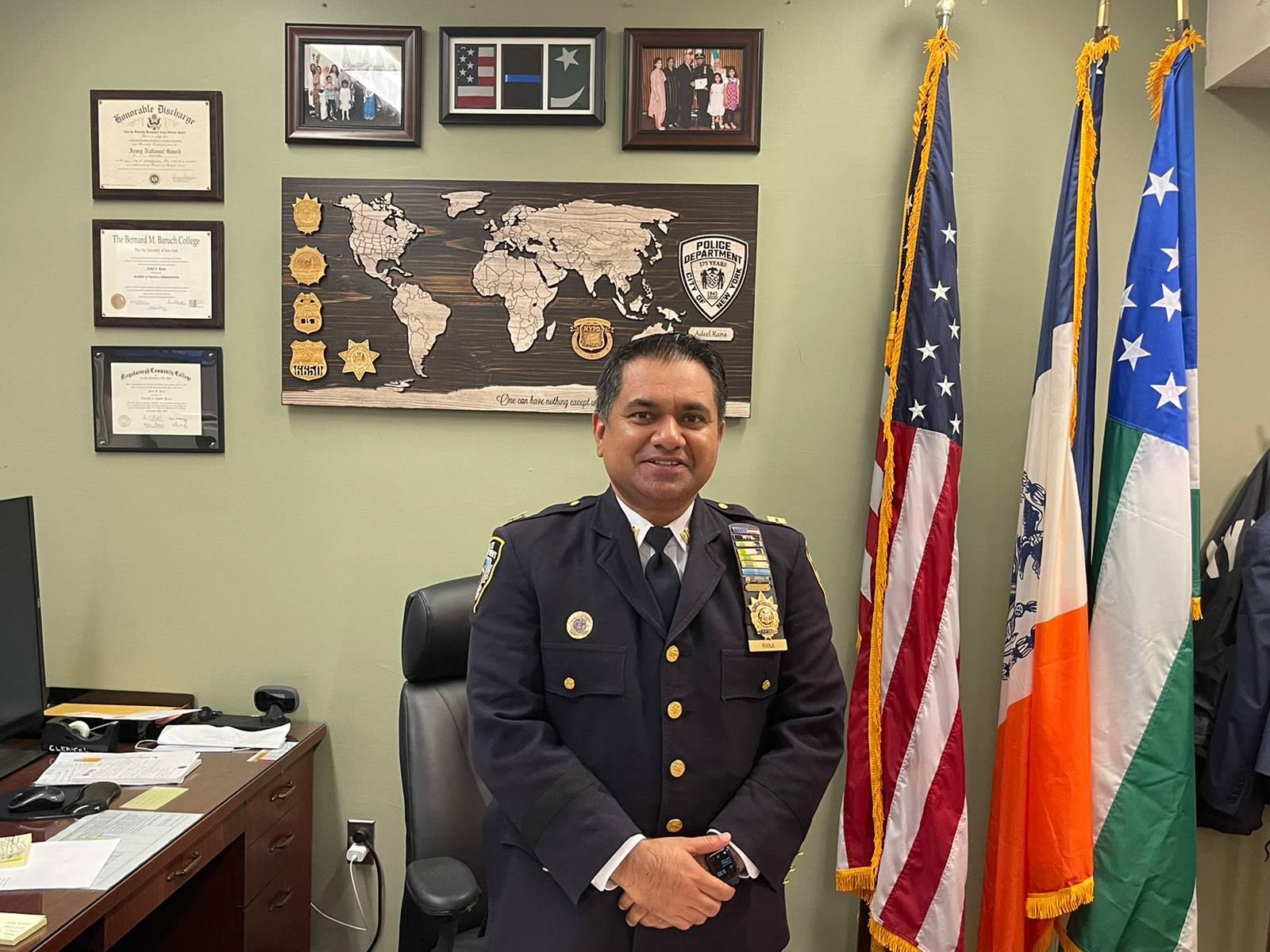 NYPD | Adeel Rana | first Pakistani-American | Deputy Inspector