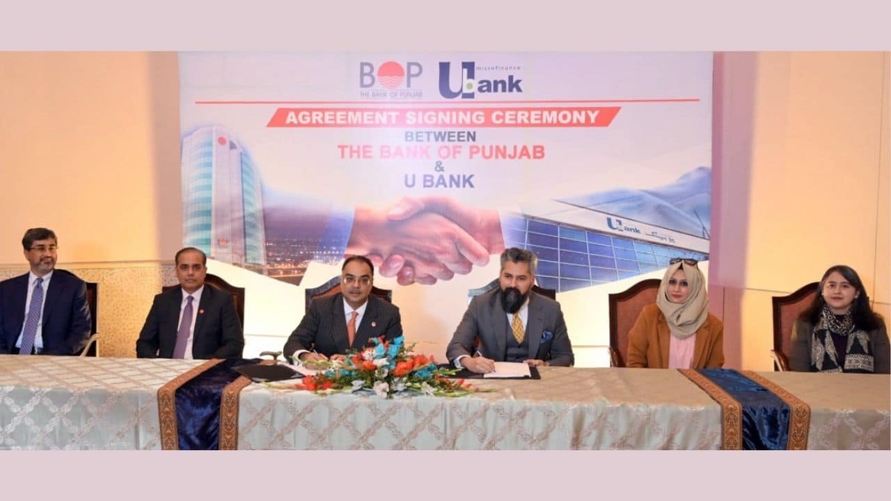 U Microfinance Bank Signs an Agreement with The Bank of Punjab for Kamyab Pakistan Program