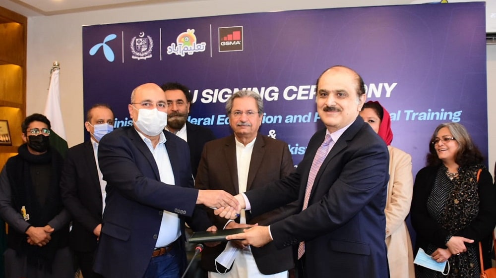 Education Ministry & Telenor Sign MoU for Model Digital Schools in Islamabad