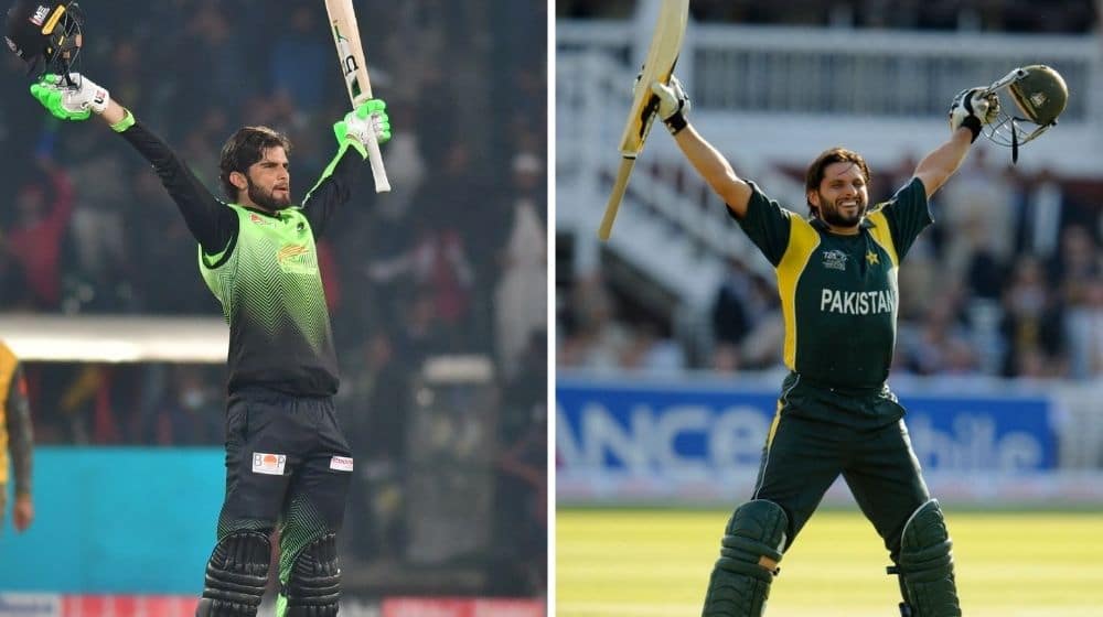 Fans Draw Comparison Between Shaheen & Shahid Afridi After Batting Heroics