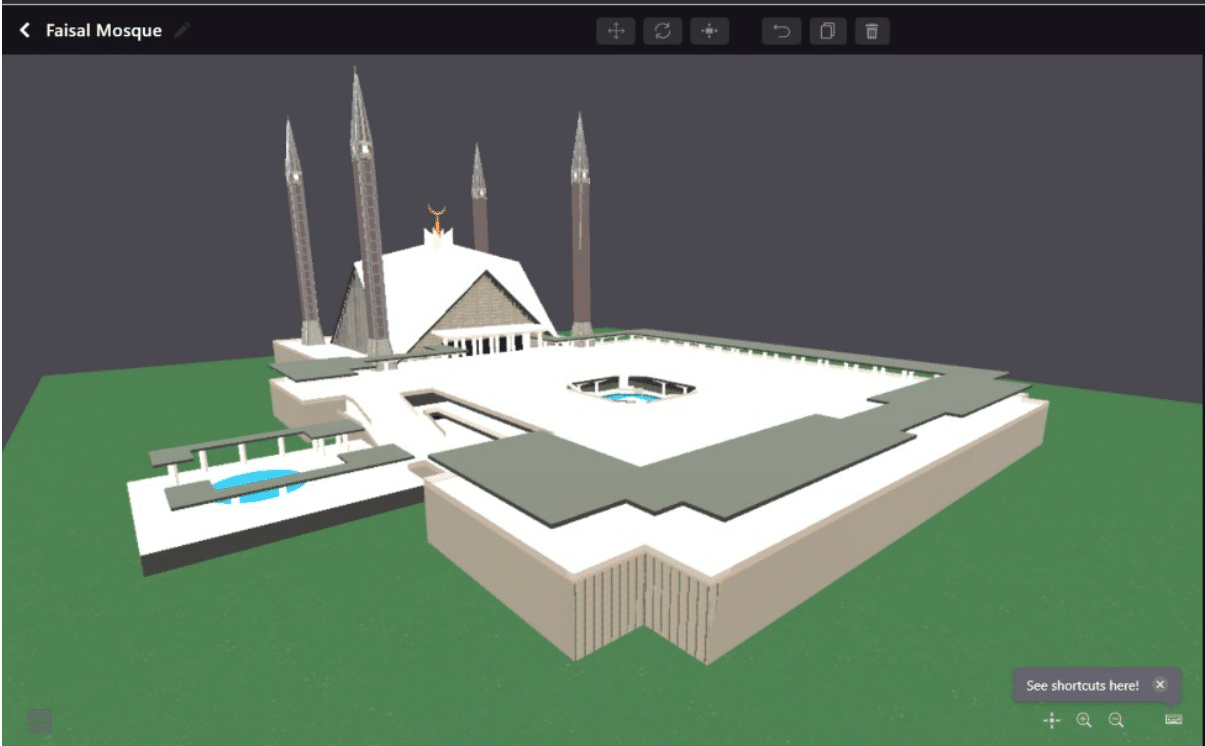 Pakistan’s First Complete 3D View of Faisal Masjid Has Been Placed in Decentraland Metaverse