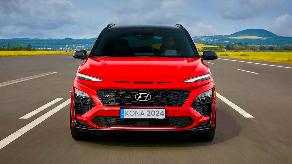 Hyundai Tests 2024 Kona Hybrid Crossover