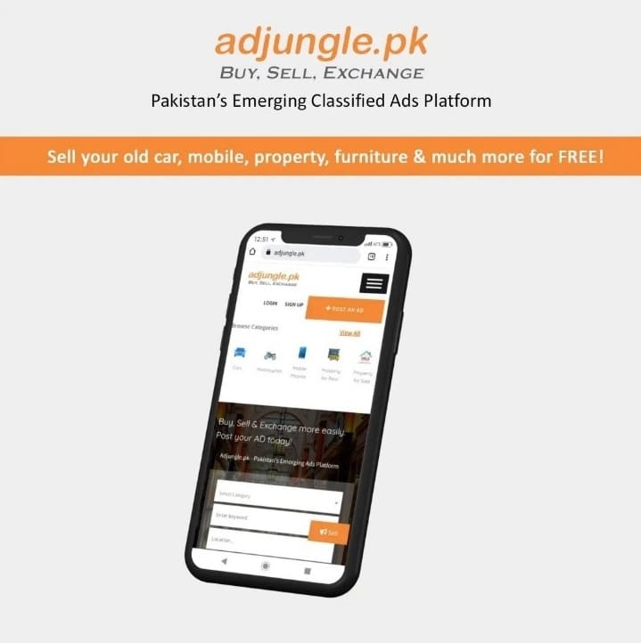 Adjungle.pk – Pakistan’s Emerging Online Free Ads Classifieds Website