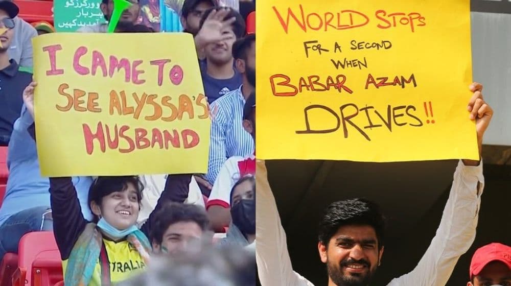 Best Posters From 3rd Pakistan-Australia Test in Lahore [Pictures]