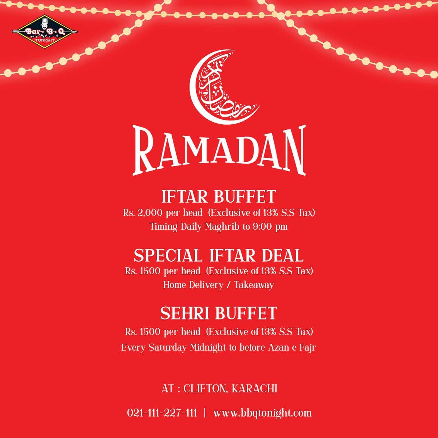 best sehri and iftar deals in Karachi