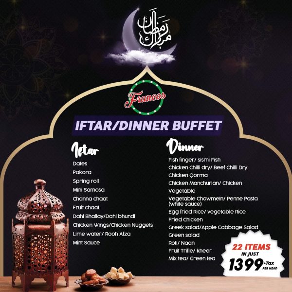 sehri and iftar deals in islamabad