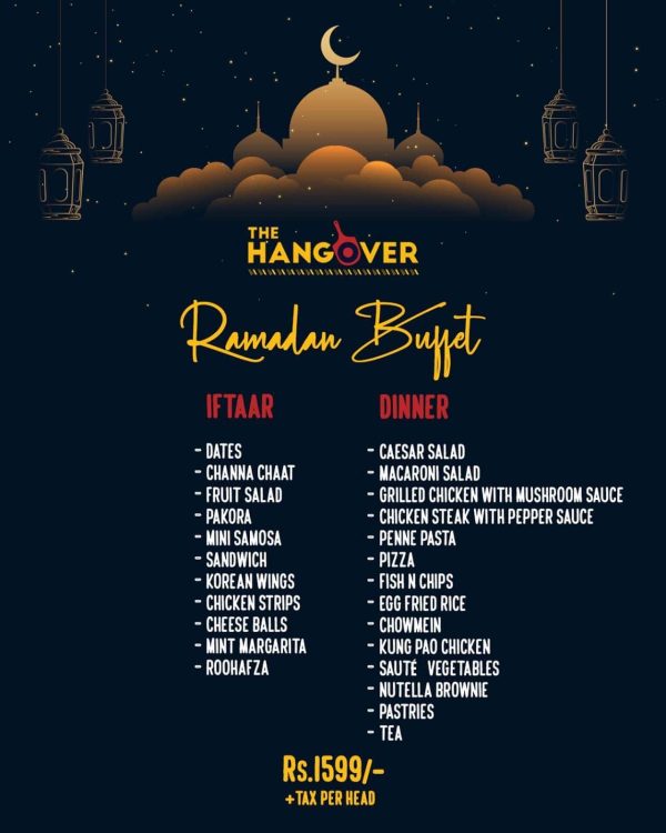 sehri and iftar deals in islamabad