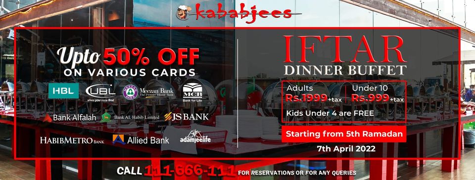 best sehri and iftar deals in Karachi