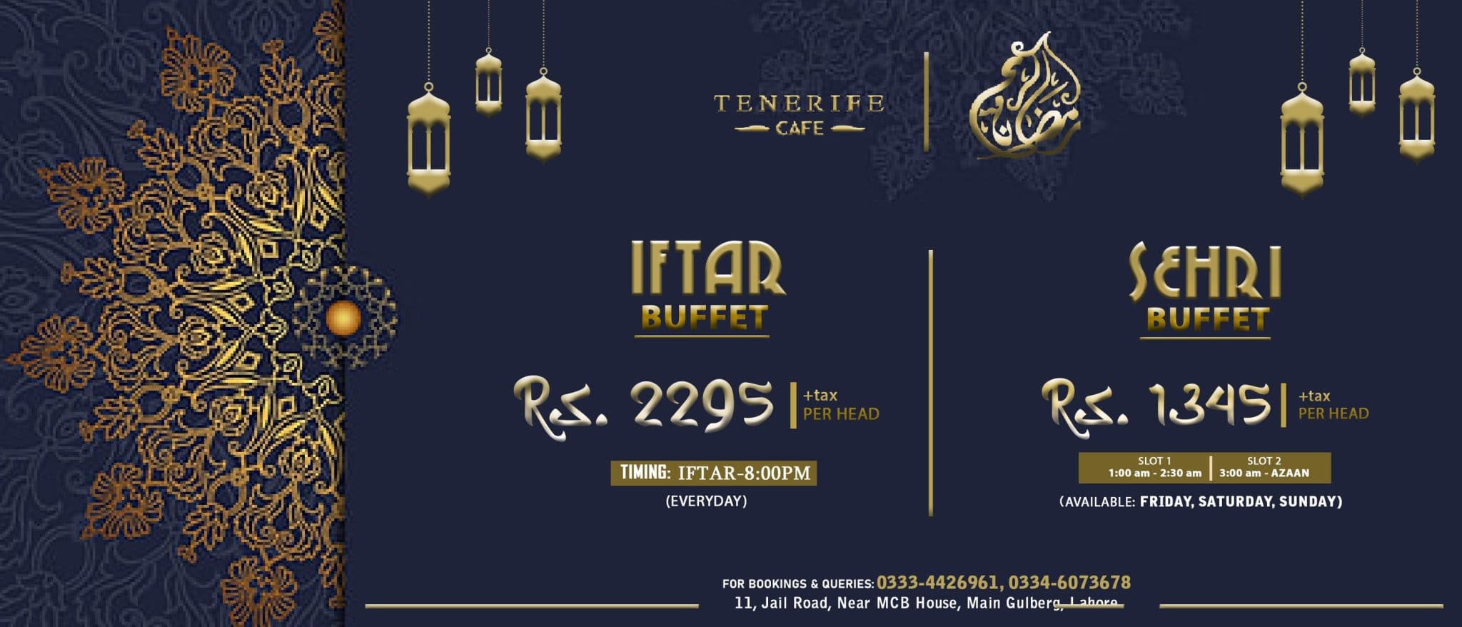 best sehri and iftar deals in Lahore