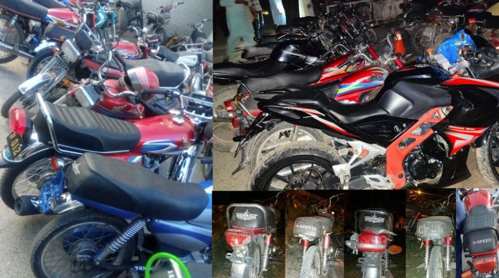Islamabad Police Starts Impounding Bikes Without Standard Number Plates