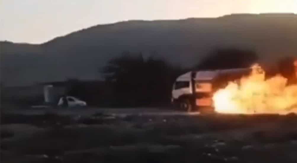 Pakistani Man Bravely Drives Burning Oil Tanker to Safety [Video]