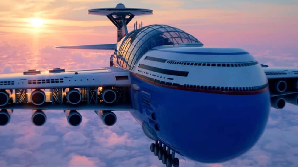 ‘Never-Landing’ Aerial Cruise Hotel That Can Fly 5,000 Guests Goes Viral