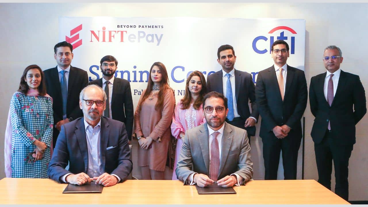 Citibank and NIFT Enter Into Referral Arrangement to Promote Digital Financial Services in Pakistan  