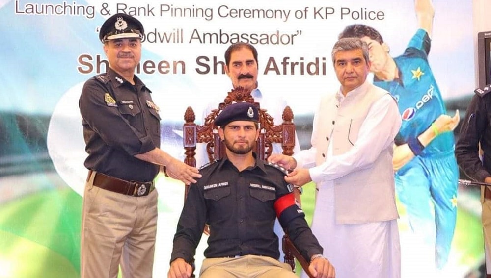 Shaheen Afridi Joins KP Police as Honorary DSP and Goodwill Ambassador [Images]
