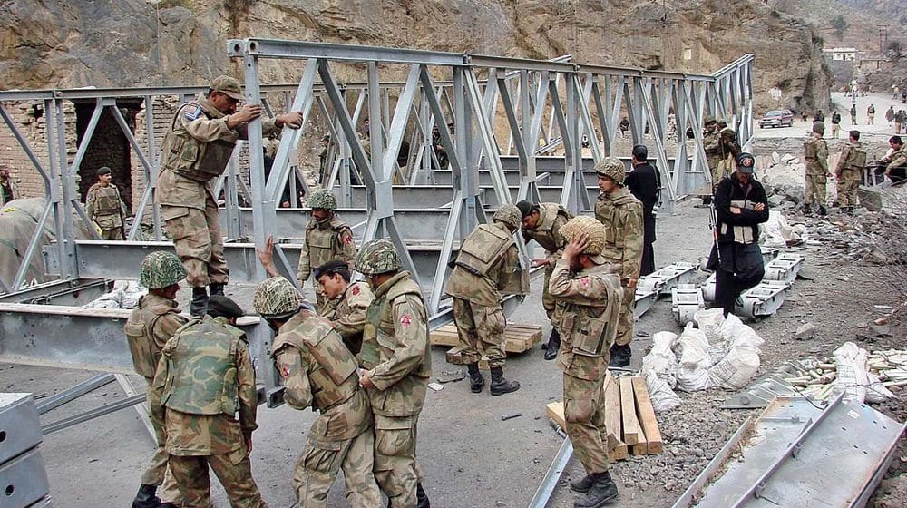 Pakistan Army to Build Temporary Bridges in Flood-Affected Balochistan