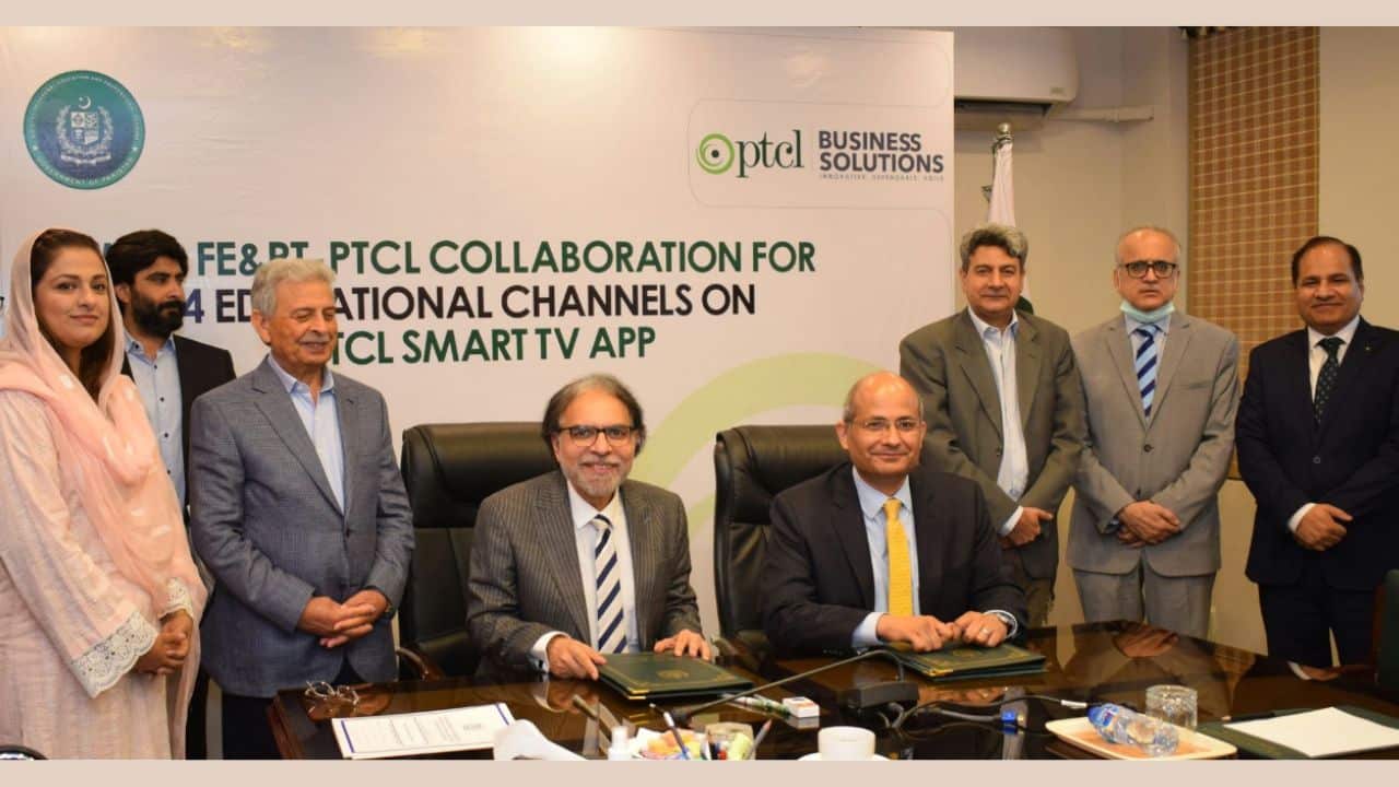 Education Ministry, PTCL Partner to Run 4 Educational Channels on PTCL Smart TV App