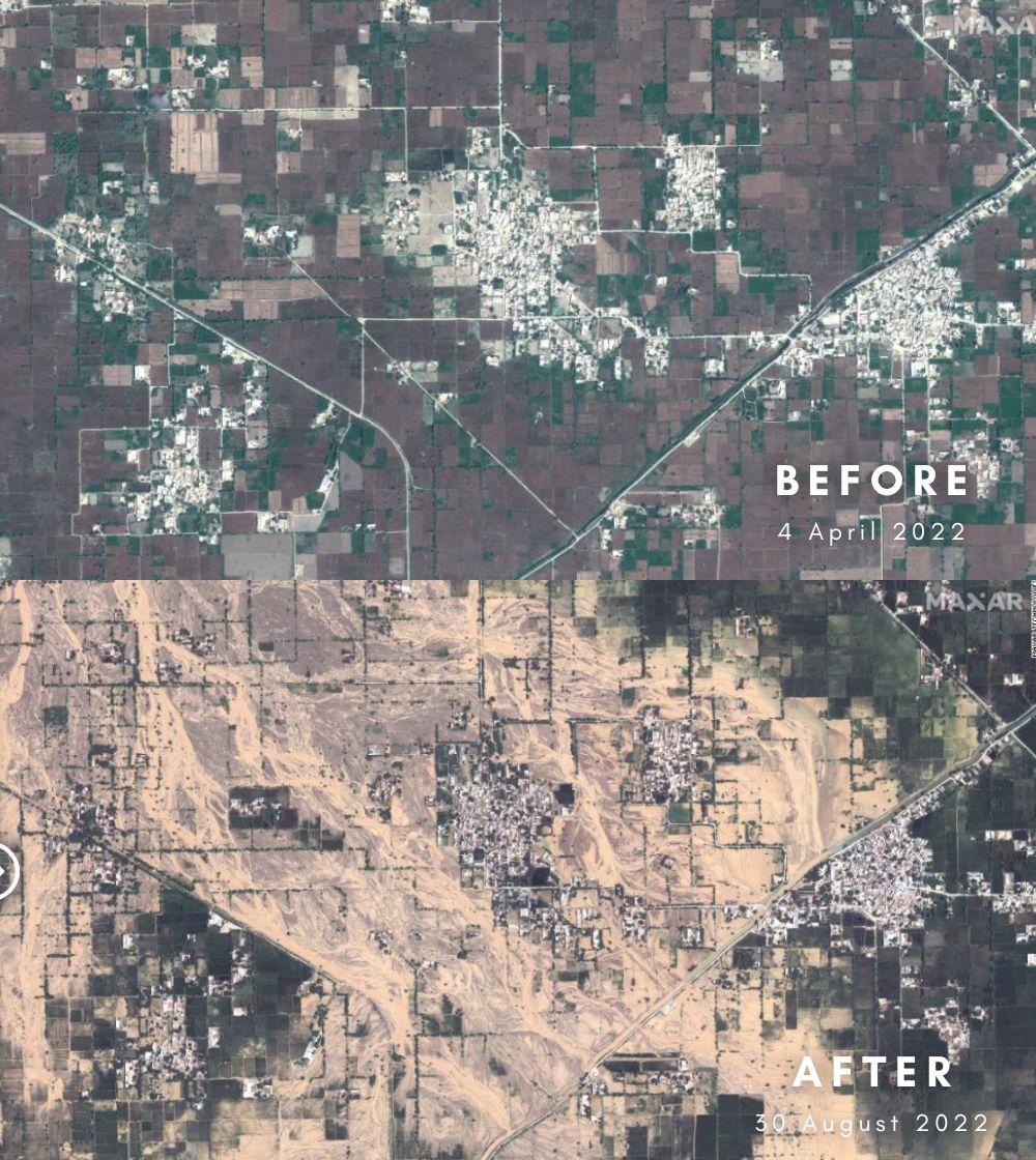 Before And After Satellite Images Reveal Horrific Extent Of Floods In Pakistan 7834