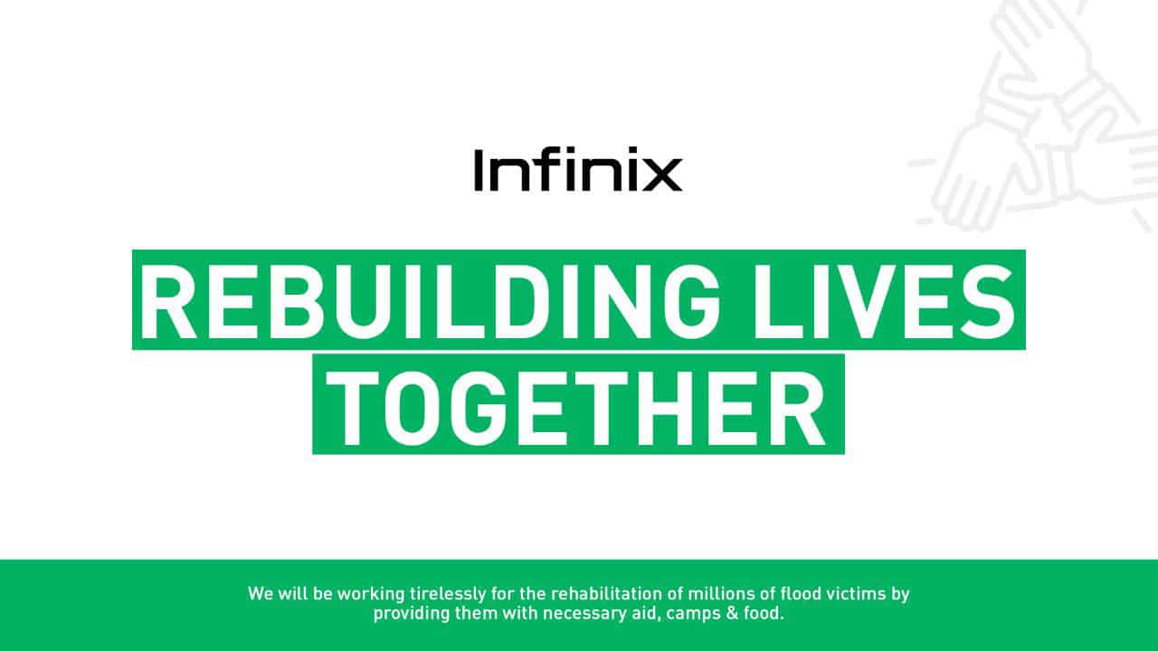 Infinix Pledges Restoration of Flood-Affected Areas via Infinix Flood-Relief Drive