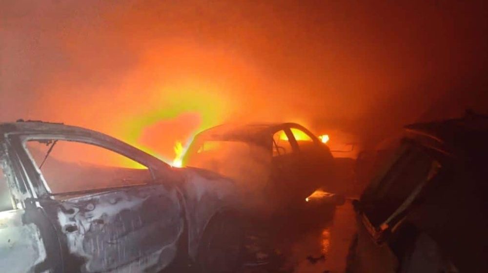 Kia Showroom Catches Fire Incinerating Several Cars in Rahim Yar Khan