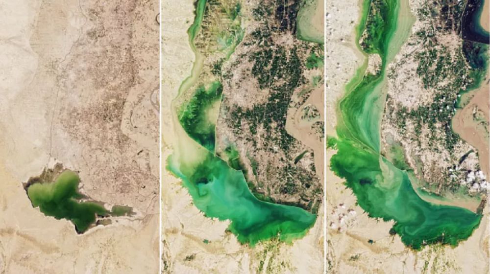 Shocking Satellite Images Reveal How Manchhar Lake’s Overflow Submerged Villages