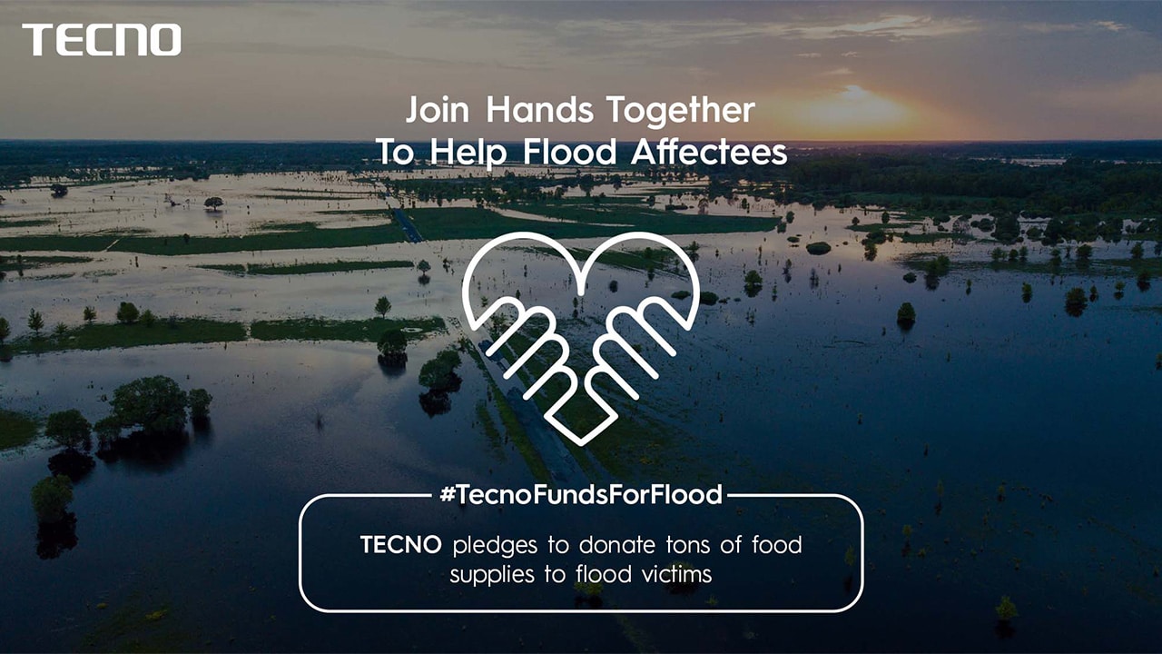 TECNO Donates ‘Tons’ of Food Supplies to Flood Victims Under #TECNOFundsForFlood Campaign