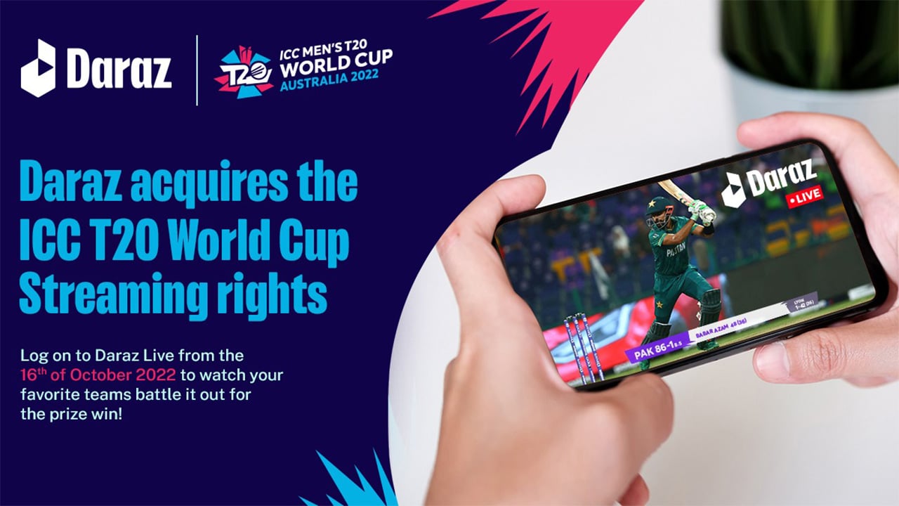 Daraz Acquires Digital Streaming Rights of ICC T20 World Cup 2022