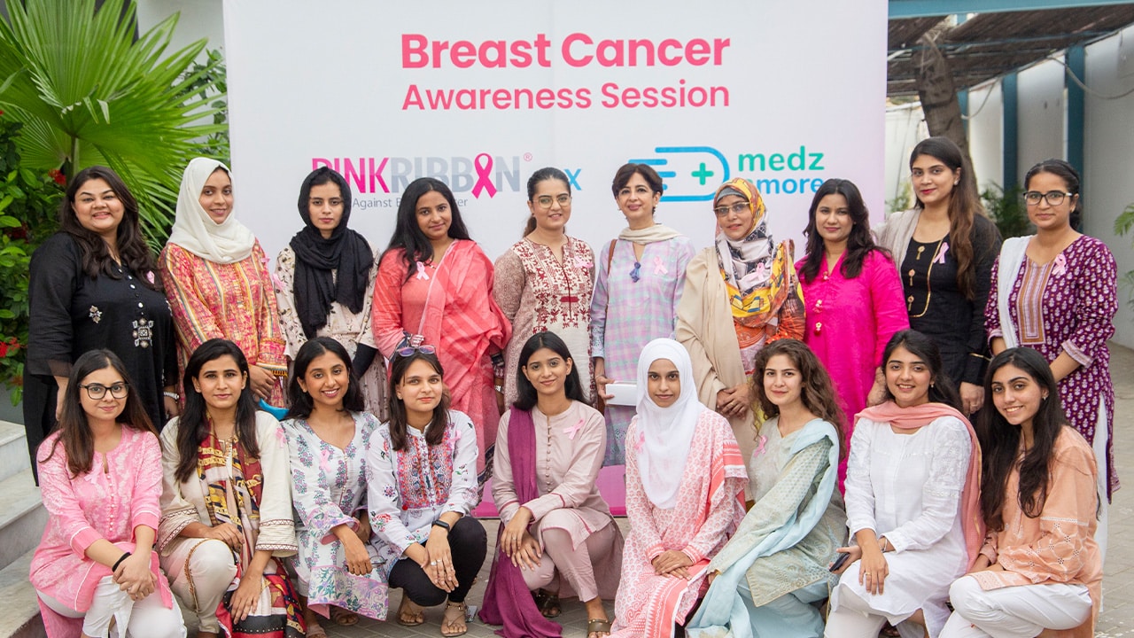 MEDZnMORE Recognizes Breast Cancer Awareness Month with Pink Ribbon Pakistan