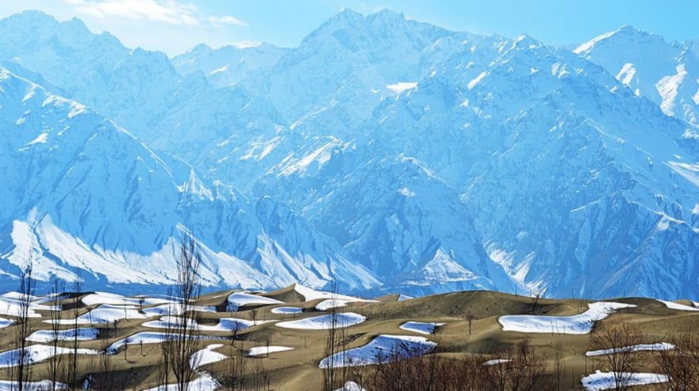 Breathtaking Scenes From Skardu As Snow Meets Desert [Videos]