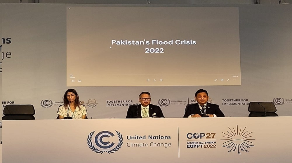 Pakistan Climate Crises Charter Presented at COP 27 in Egypt