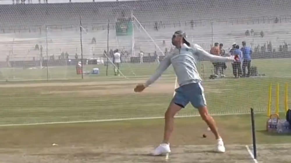 James Anderson Turns into a Left-Arm Spinner During Training Session [Video]