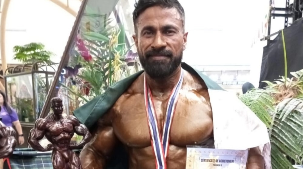Pakistani Bronze in Bodybuilding Championship