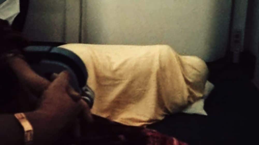 Only in Pakistan: Picture of Woman Sleeping on Airplane Floor Goes Viral