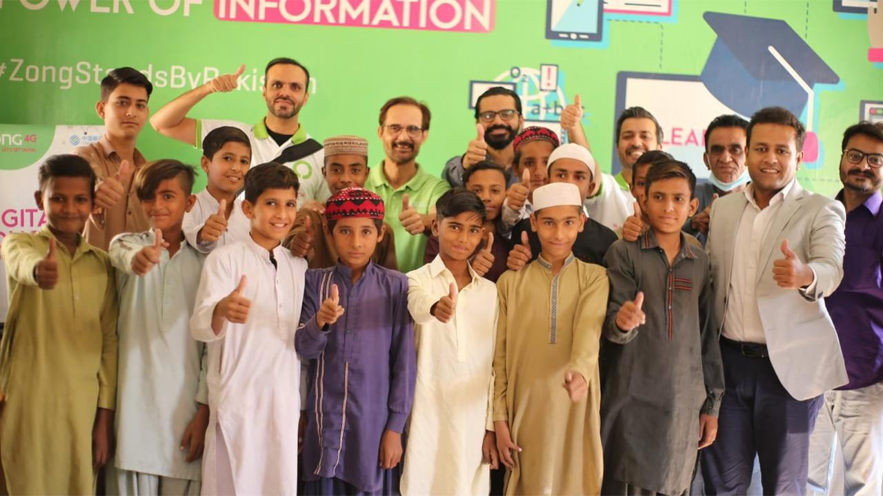 Zong 4G Builds Digital Lab in HANDS School Karachi