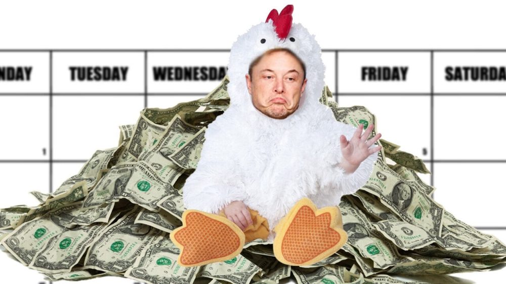 Elon Musk Chickens Out of Twitter Resignation
