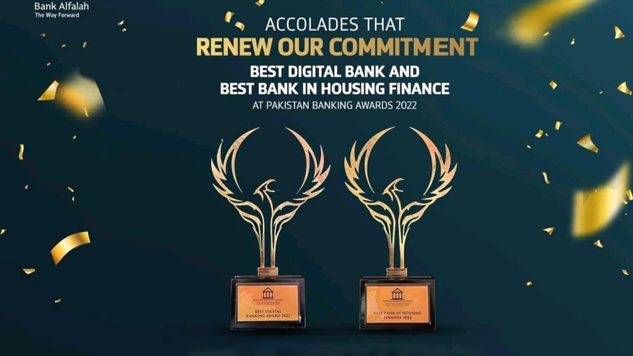 Bank Alfalah Honored with Pakistan’s Best Digital Banking and Housing Finance Awards 2022