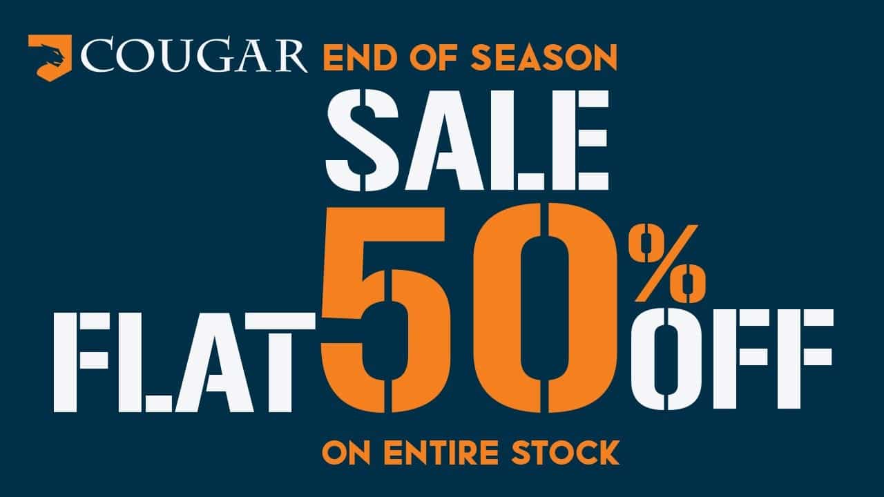 Cougar’s End-of-Winter Season Sale Brings You Everything at Flat 50% OFF