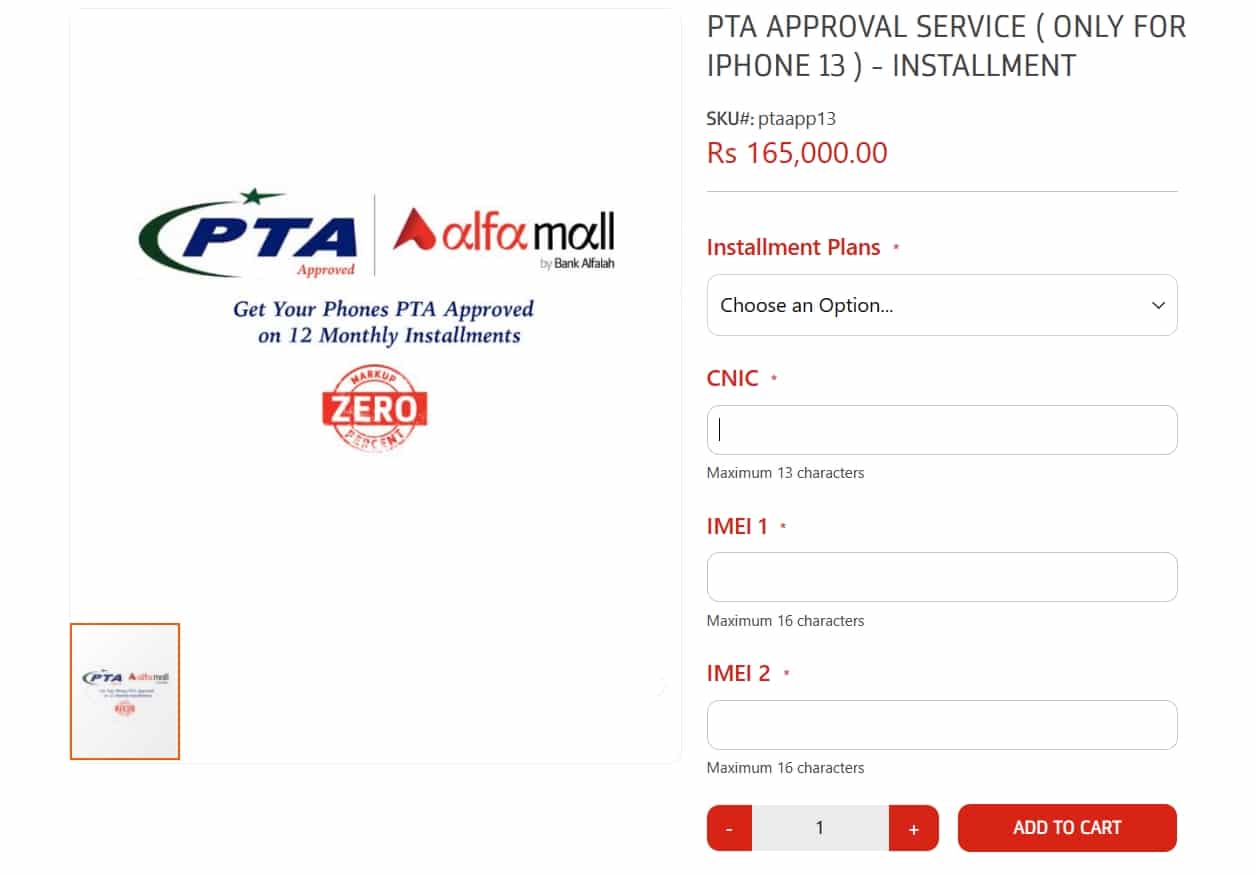 You Can Now Pay for Your Phone's PTA Approval on Installments