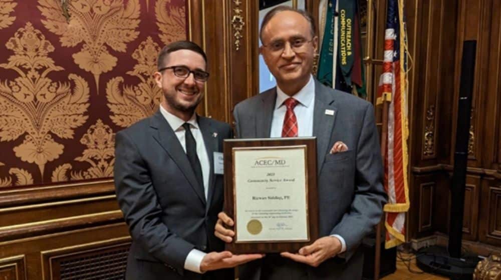 Pakistani-American Engineer Receives US Community Services Award