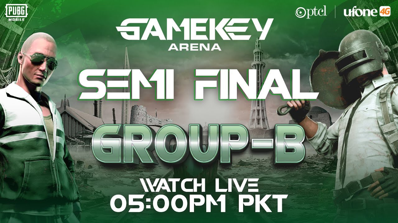 Second Semifinal of PTCL Group’s Largest E-Sports Gaming Competition ‘GameKey Arena’ to Kick Off Today