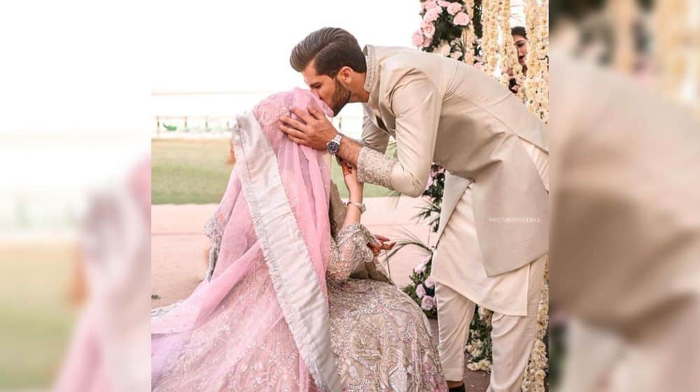 Shaheen Afridi and Ansha Afridi’s First Look Together After Nikkah Breaks the Internet